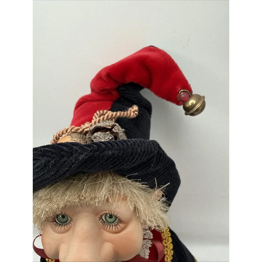 Unique Porcelain Poseable Boy Elf Little Wizard Whimsical Doll Fantasy